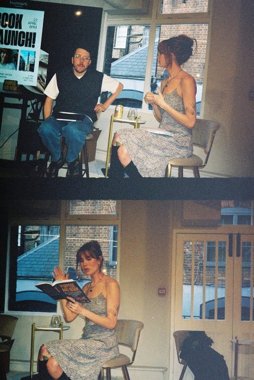 Contact-sheet style frames from a recording session